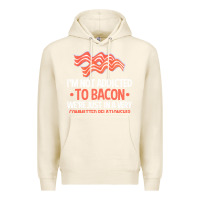 Tofu bacon apparel t  shirt i'm not addicted to bacon we were just in a com Premium Hoodie - linhVisuals