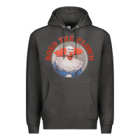 Charcoal Heather bozo the clown vintage style faded design ,  bozo Premium Hoodie - linhVisuals