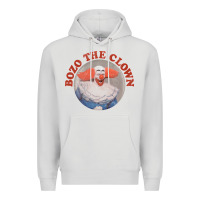 Dove Grey bozo the clown vintage style faded design ,  bozo Premium Hoodie - linhVisuals