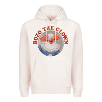 Pale Pink bozo the clown vintage style faded design ,  bozo Premium Hoodie - linhVisuals