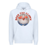 White bozo the clown vintage style faded design ,  bozo Premium Hoodie - linhVisuals