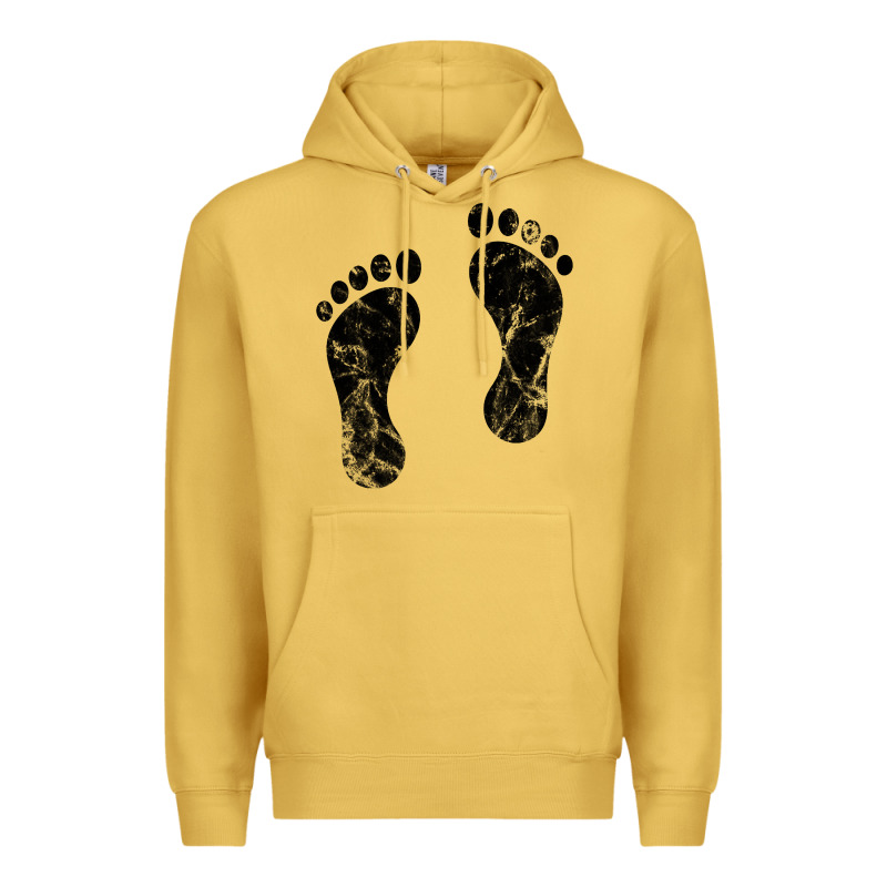 70's Footprints   Footprint Premium Hoodie by linhVisuals | Teevron