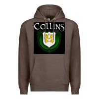 Coffee collins family irish coat of arms Premium Hoodie - linhVisuals