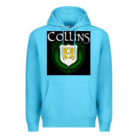 Collins Family Irish Coat Of Arms Premium Hoodie | Teevron