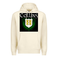 Sandshell collins family irish coat of arms Premium Hoodie - linhVisuals