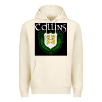 Tofu collins family irish coat of arms Premium Hoodie - linhVisuals