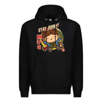 Black kaylee kawaii Premium Hoodie - linhVisuals
