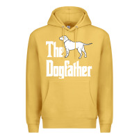 Antique Gold the dogfather Premium Hoodie - linhVisuals