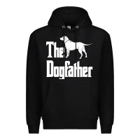 Black the dogfather Premium Hoodie - linhVisuals