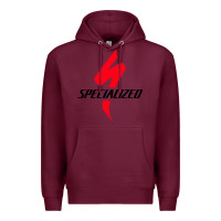 Burgundy Specialized Bikes Bicycle Premium Hoodie - linhVisuals