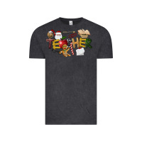Vintage Black christmas teacher Vintage Tee - LillyAllenDesigns