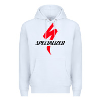 White Specialized Bikes Bicycle Premium Hoodie - linhVisuals