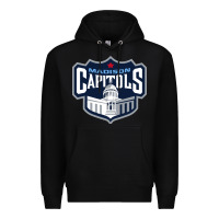 Black madison capitols Premium Hoodie - linhVisuals