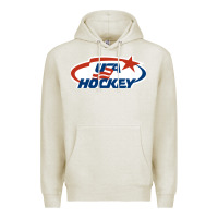 Oatmeal Heather usa hockey Premium Hoodie - linhVisuals