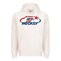 Pale Pink usa hockey Premium Hoodie - linhVisuals