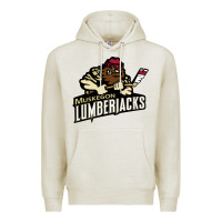 Oatmeal Heather muskegon lumberjacks dc143c Premium Hoodie - linhVisuals