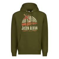 Army Green Jason Aldean Premium Hoodie - linhVisuals
