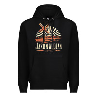 Black Jason Aldean Premium Hoodie - linhVisuals