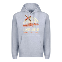 Heather Grey Jason Aldean Premium Hoodie - linhVisuals