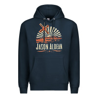 Navy Jason Aldean Premium Hoodie - linhVisuals