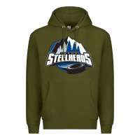 Army Green idaho steelheads mountain Premium Hoodie - linhVisuals