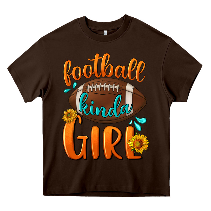 Football Kinda Girl Heavy Core Tee by BundleAndBundleShop | Teevron