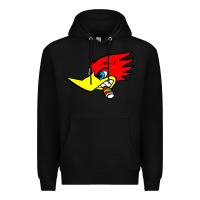 Black woody woodpecker tshirt Premium Hoodie - linhVisuals