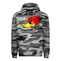 Slate Camo woody woodpecker tshirt Premium Hoodie - linhVisuals