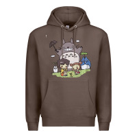 Coffee totorooo tshirt Premium Hoodie - linhVisuals