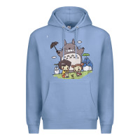 Colony Blue totorooo tshirt Premium Hoodie - linhVisuals