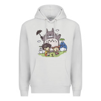 Dove Grey totorooo tshirt Premium Hoodie - linhVisuals