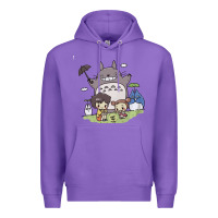 Purple totorooo tshirt Premium Hoodie - linhVisuals
