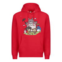 Red totorooo tshirt Premium Hoodie - linhVisuals