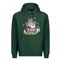 Sports Green totorooo tshirt Premium Hoodie - linhVisuals