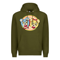 Army Green avenue q bad idea bears Premium Hoodie - linhVisuals