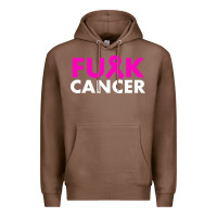 Chestnut fck cancer Premium Hoodie - linhVisuals