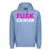 Colony Blue fck cancer Premium Hoodie - linhVisuals