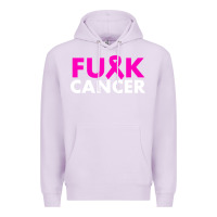 Lilac fck cancer Premium Hoodie - linhVisuals