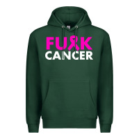 Sports Green fck cancer Premium Hoodie - linhVisuals