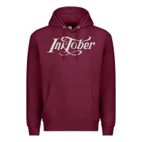 Burgundy inktober t shirt Premium Hoodie - linhVisuals
