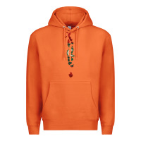 Carrot Maldives Map Flag Drawing Line Art Premium Hoodie - linhVisuals