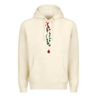 Sandshell Maldives Map Flag Drawing Line Art Premium Hoodie - linhVisuals