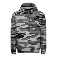 Slate Camo Maldives Map Flag Drawing Line Art Premium Hoodie - linhVisuals