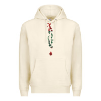Tofu Maldives Map Flag Drawing Line Art Premium Hoodie - linhVisuals