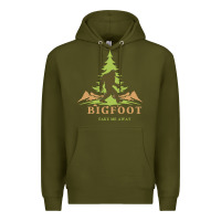 Army Green bigfoot t  shirt bigfoot take me away t  shirt Premium Hoodie - linhVisuals
