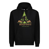 Black bigfoot t  shirt bigfoot take me away t  shirt Premium Hoodie - linhVisuals