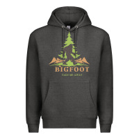 Charcoal Heather bigfoot t  shirt bigfoot take me away t  shirt Premium Hoodie - linhVisuals