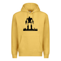 Antique Gold iron giant Premium Hoodie - linhVisuals