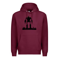 Burgundy iron giant Premium Hoodie - linhVisuals