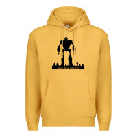Mustard iron giant Premium Hoodie - linhVisuals